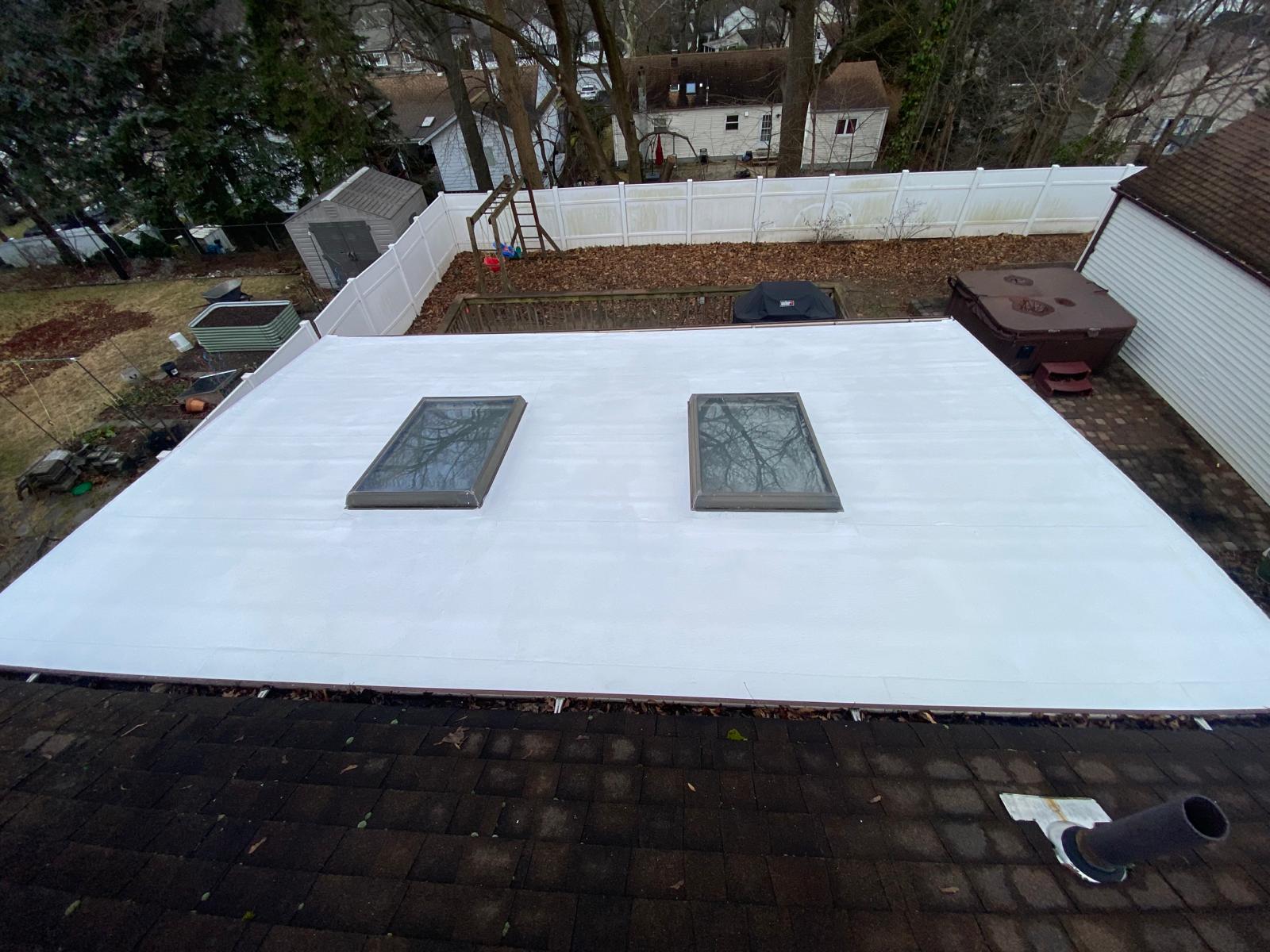 New Flat Roof Installation with Silicone Roof in Paramus NJ Project Shot 7