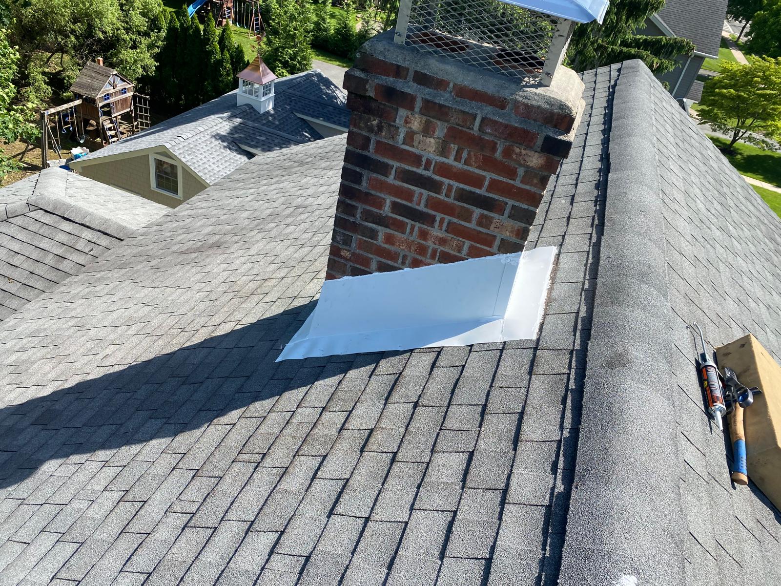 New Chimney Flashing in Verona NJ 07044 Project Shot 11