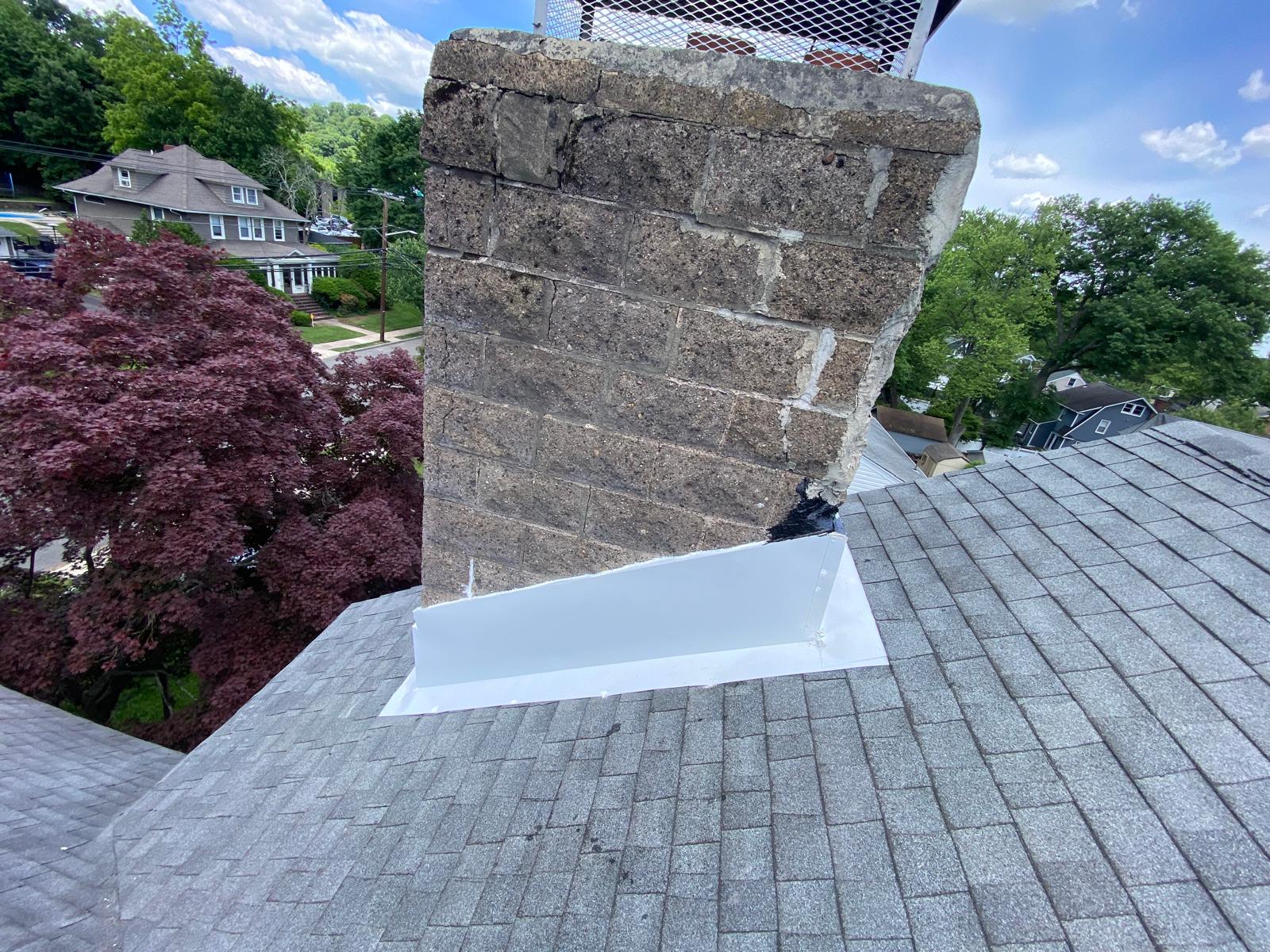 New Chimney Flashing in Verona NJ 07044 Project Shot 8