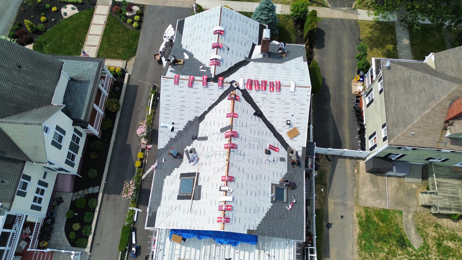 New Roof Installation in Township NJ Project Shot 5