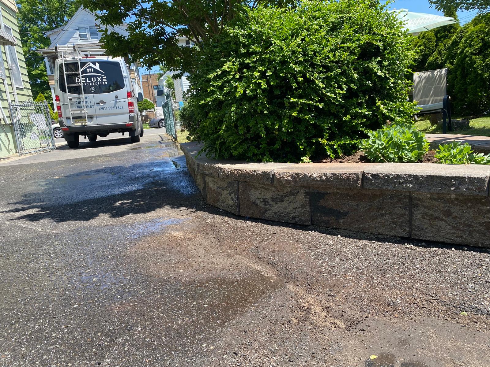 Retaining Wall in Paramus NJ Project Shot 2