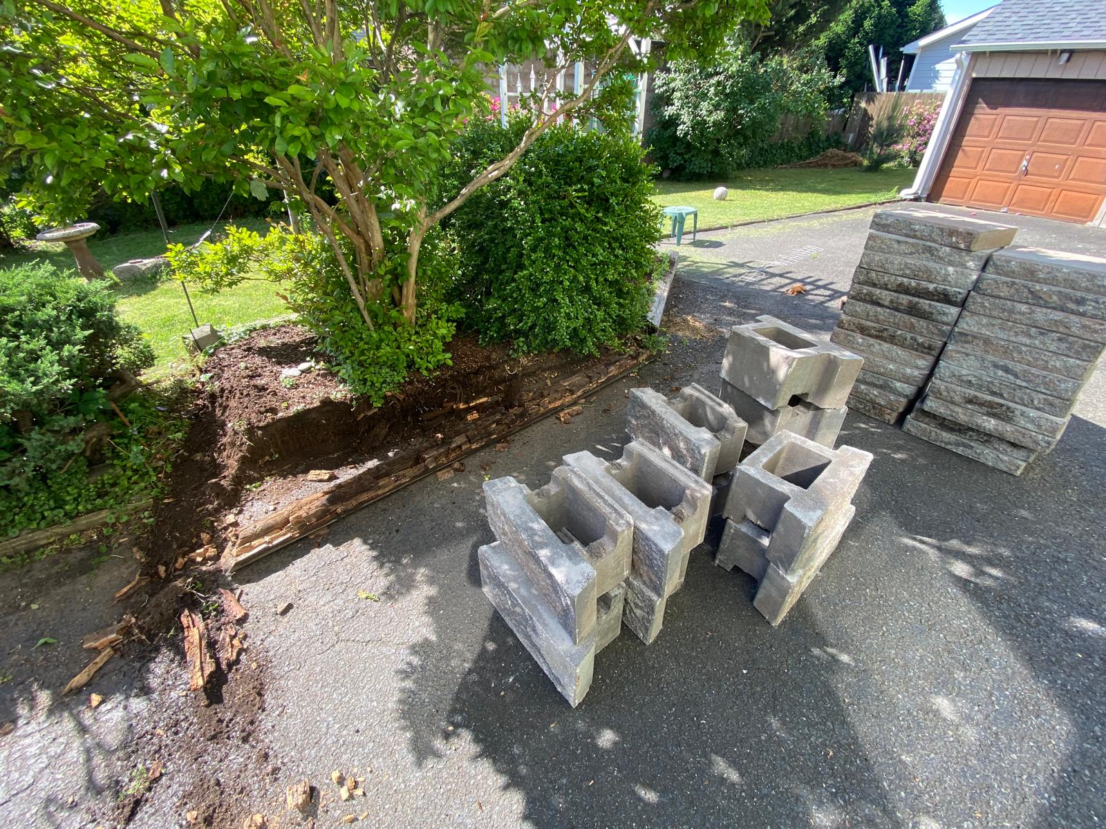 Retaining Wall in Paramus NJ Project Shot 4