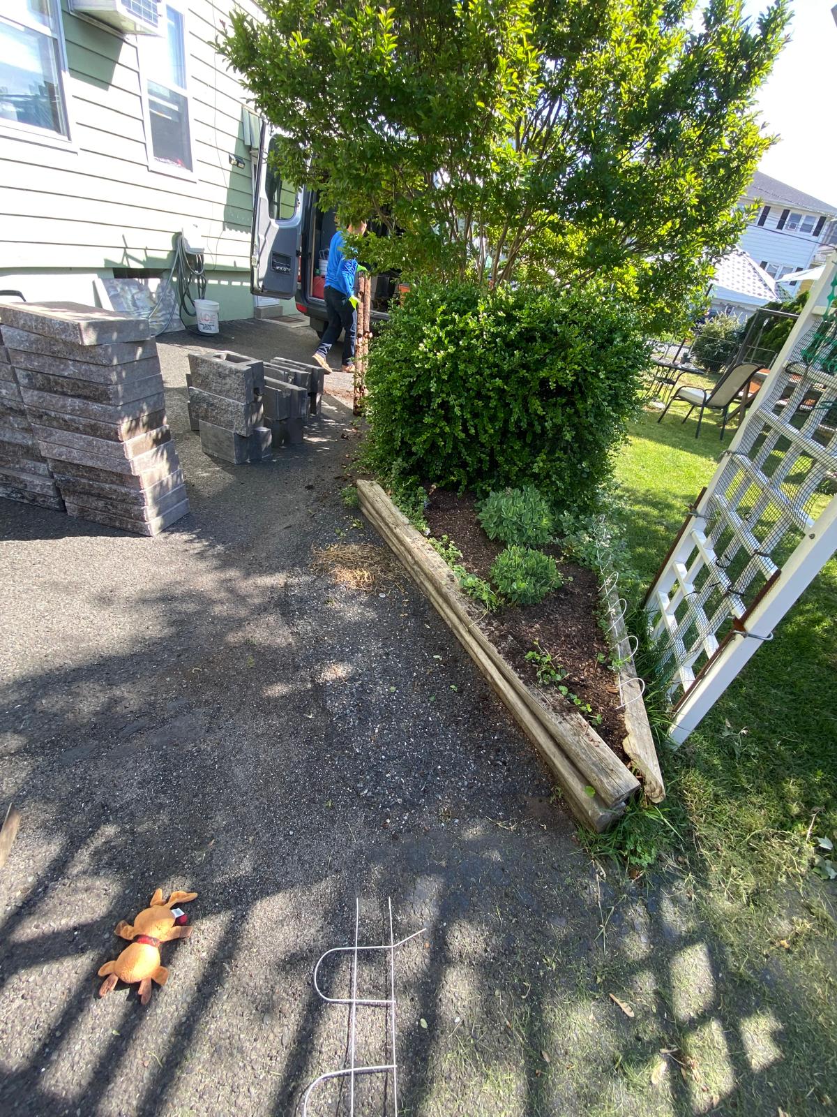 Retaining Wall in Paramus NJ Project Shot 5