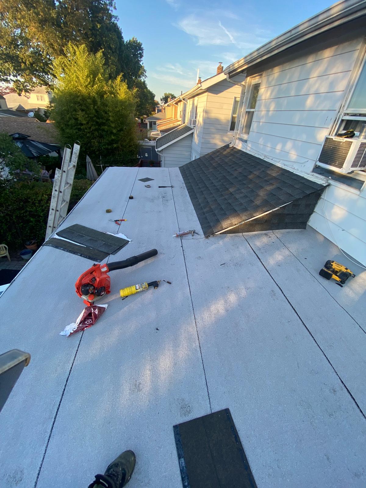 Flat Roof Installation in NJ Project Shot 1