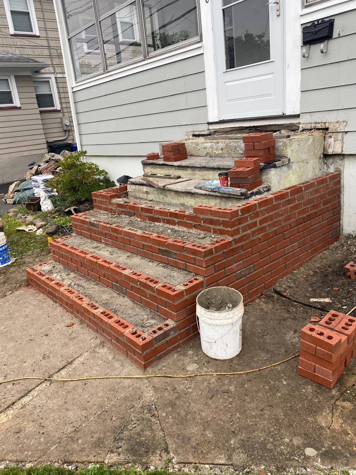 New Outdoor Steps Installation in New Jersey Project Shot 10