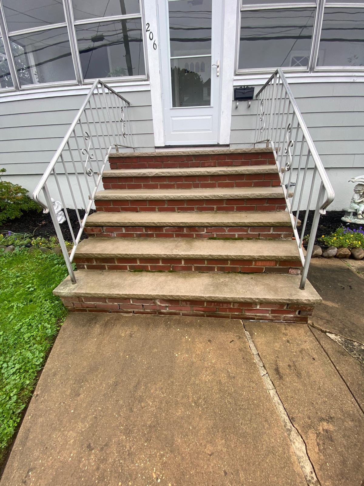 New Outdoor Steps Installation in NJ Project Shot 12