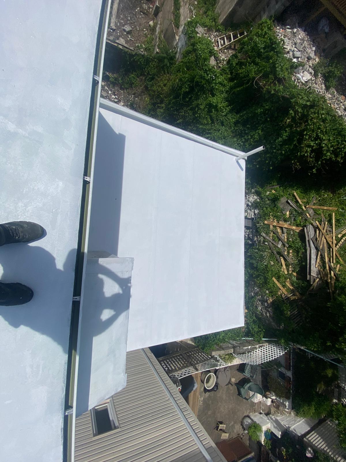 Silicon Roof Installation in West New York Project Shot 3