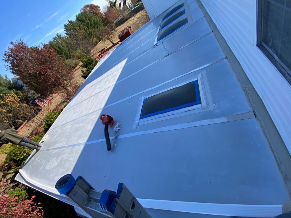 Project: New Silicon Roof Installation in Somerset NJ
