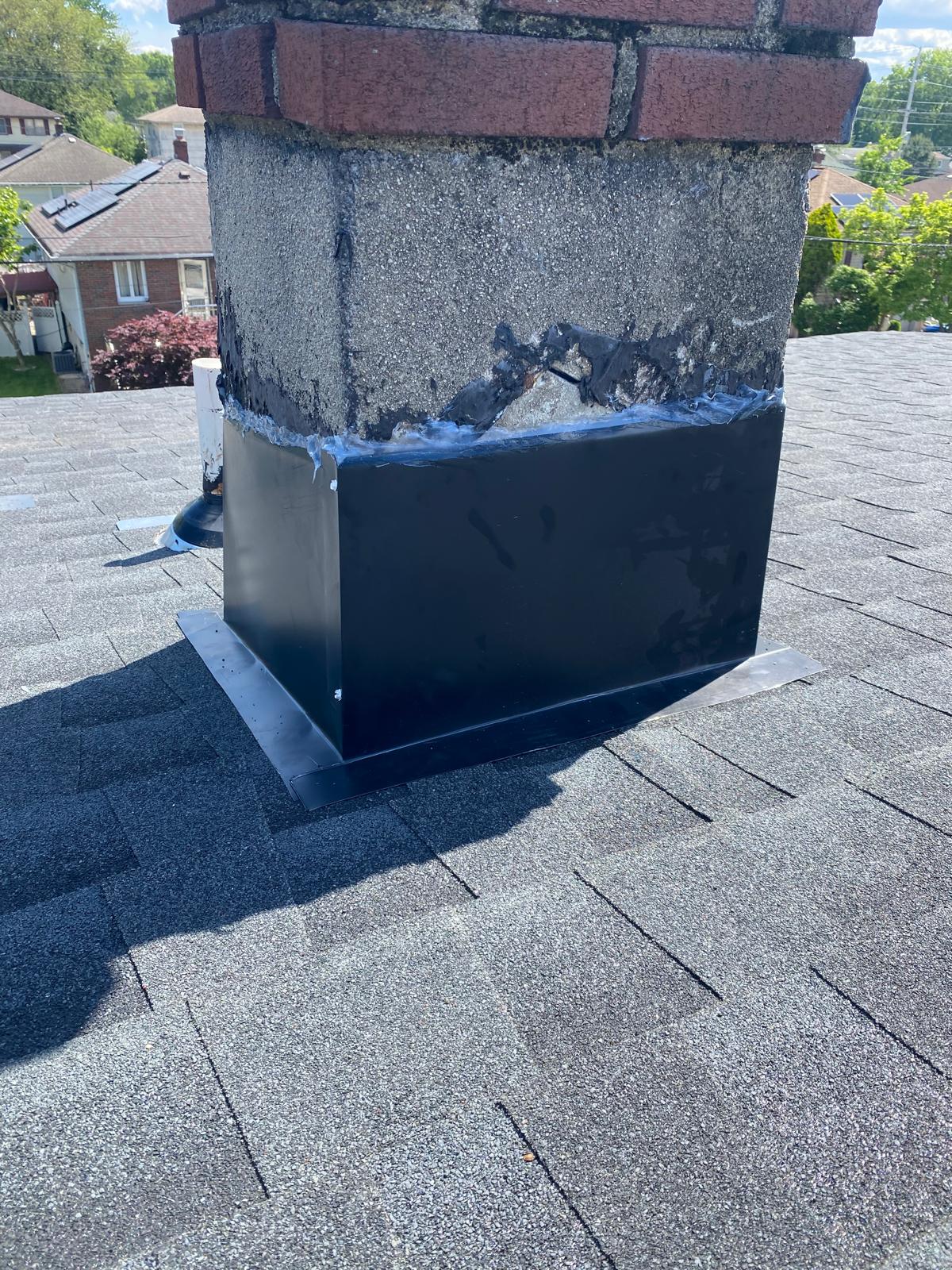 Project: Roof Repair & Chimney Flashing Service in Little Ferry NJ